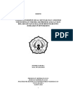 Perbedaan Respon Mual Muntah Post Anestesi Umum Dengan Teknik Akupresur Neiguan Dan Relaksasi Nafas Dalam Di Rsud Margono Soekarjo Purwokerto