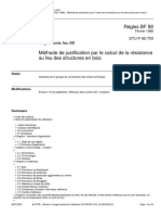 Règles BF 88 (DTU P92-703) Méthode de Justification Par Le Calcul de La Résistance Au Feu Des Structures en Bois