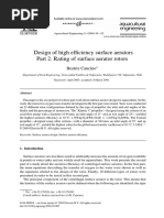 Design of High Efficiency Surface Aerators Part 2. Rating of Surface Aerator Rotors