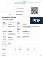 Onward Journey Ticket Details: Confirmed