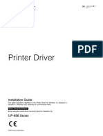  Printer Installation Guide English