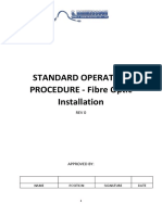 Standard Operating Procedure - Fibre Optic Installation