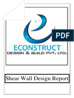 Shear Wall Design Report