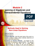 Module 3 Linear System of Equations