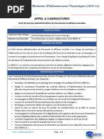 Chef Service Administration Du Personnel