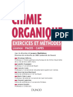 Chimie Organique: Exercices Et Méthodes