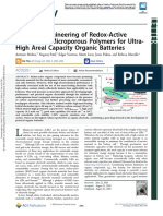 Electrode Engineering of Redox-Active Conjugated Microporous Polymers For Ultra-High Areal Capacity Organic Batteries