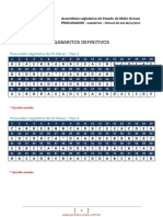 Gabaritos Definitivos: Procurador Legislativo de 3 Classe - Tipo 1