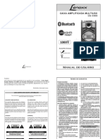 Lenoxx Caixa Amplificada CA3800 Manual