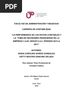 Para Obtener Título Profesional de Contador Público: Asesor: CPC Miguel Ángel Casusol Ceclen