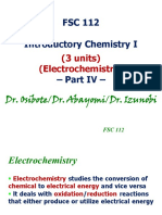 Electrochemistry 