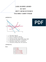 Micro Ecnomics Final