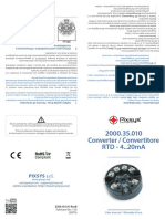 Pixsys 2000 35 010 Manual