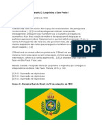 Fontes Da Independência Do Brasil