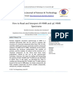 How To Read and Interpret 1H-NMR and 13C-NMR