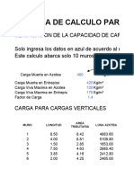 MEMORIA DE CALCULO Capacidad MUROS