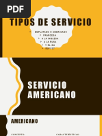 Tipos de Servicio