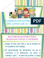 Elaboración Del 1er Cuaderno de Estimulación