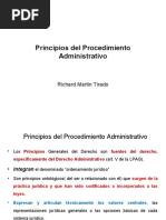 Principios Del Procedimiento Administrativo: Richard Martin Tirado