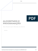 2 - Algoritimo de Programção