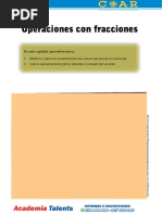 Operaciones Con Fracciones Coar