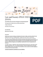 Law and Society (POLS 3322) CEL COIL Designation - Spring 2023