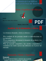 Demanda, Oferta y Equilibrio Del Mercado: Huaraz, Febrero 2023