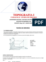 Topografia I: Unidad 02 B: Teoria de Errores