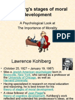 Kohlberg's Stages of Moral Development: A Psychological Look at The Importance of Morality