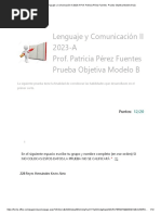 Lenguaje y Comunicacion - Examen - 1