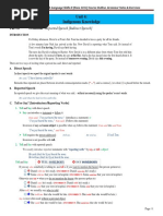 Unit 4: Indigenous Knowledge: Grammar: Reported Speech (Indirect Speech)