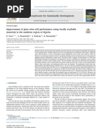 Improvement of Glass Solar Still Performance