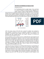 Importance of Carbohydrate Metabolism in Human Body: Fig.1 - Glucose Structure