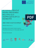 Activităţi Creative Pentru Prevenirea Bullying-Ului Asupra Elevilor Cu Dizabilităţi