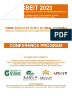 ICBEIT 2023 Conference Program