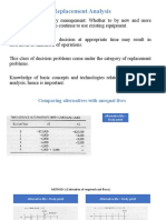 Replacement-Econ Life