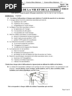 Sciences de La Vie Et de La Terre: Durée: 4H Coefficient: 4 Baccalaureat Blanc SESSION 2023 Série D