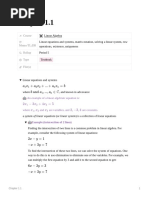 LinearAlgebra and Its' Applications Notes - Chapter - 1.1