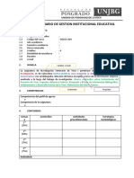 Silabo de Educacion - Modelo