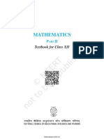 Mathematics: Textbook For Class XII