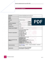 Proyecto/Guía Docente de La Asignatura para El Curso 2021-2022