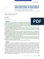 Intervención Multi-Componente en La Prevención de La Obesidad Infantil Como Medida de Salud Pública