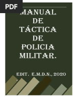 Manual de Táctica de Policia Militar.: Edit. E.M.D.N., 2020