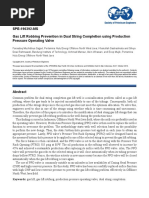 SPE-196392-MS Gas Lift Robbing Prevention in Dual String Completion Using Production Pressure Operating Valve