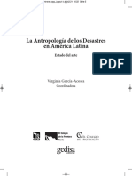 La Antropología de Los Desastres en América Latina: Virginia García-Acosta