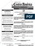 Decreto 47-2008 Ley para El Reconocimiento de Las Comunicaciones y Firmas Electrónicas