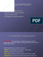 Estructura de La Argumentacion