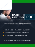 Emoções Redimidas: Dia 04/03 - Das 8h30 Às 13h00