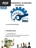 Mantenimiento en Motores - Victor Flores Mendoza