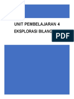 Unit Pembelajaran 4 Eksplorasi Bilangan